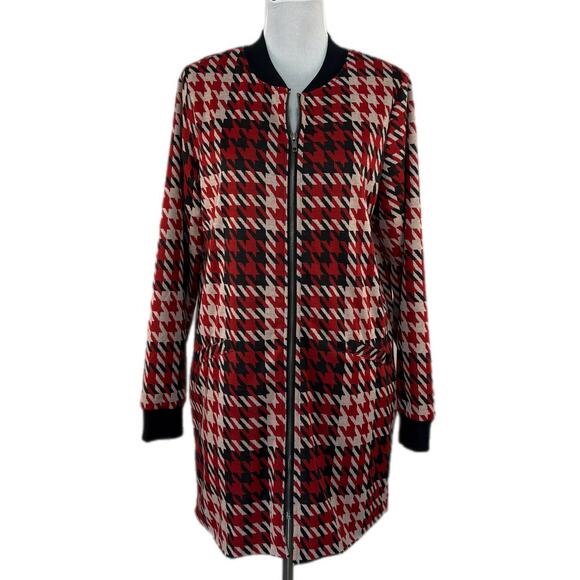 Sanctuary City Topper Houndstooth Coat - Women's Size M - Picture 1 of 6